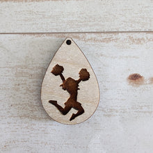 Load image into Gallery viewer, Cheerleader Silhouette Studs & Drops