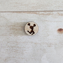 Load image into Gallery viewer, Cheerleader Silhouette Studs & Drops