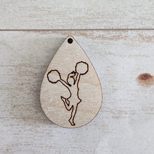 Load image into Gallery viewer, Cheerleader Silhouette Studs & Drops