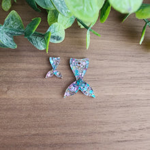 Load image into Gallery viewer, Mermaid Tail Acrylic Stud & Drop