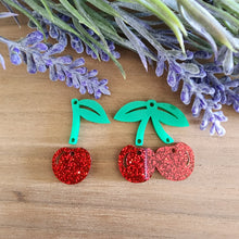 Load image into Gallery viewer, Cherries Acrylic 2 Piece Drops