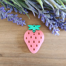 Load image into Gallery viewer, Strawberry Acrylic 2 Piece Drop