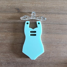 Load image into Gallery viewer, Summer One Piece Swimsuit & Hanger Acrylic Drops