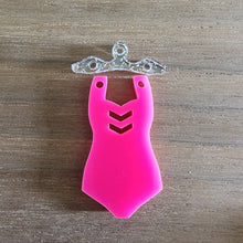 Load image into Gallery viewer, Summer One Piece Swimsuit & Hanger Acrylic Drops