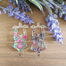 Load image into Gallery viewer, Patterned Acrylic Bikini & Hanger Drops