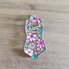 Load image into Gallery viewer, Patterned Acrylic One Piece Swimsuit Drops