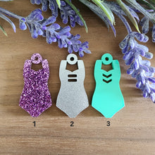 Load image into Gallery viewer, Summer One Piece Swimsuit Acrylic Drops