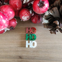 Load image into Gallery viewer, Christmas Acrylic Ho, Ho, Ho Triple Drop