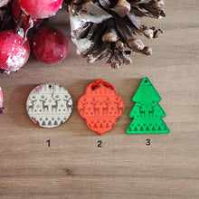 Load image into Gallery viewer, Christmas Vintage Mirror Acrylic Drops