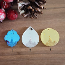 Load image into Gallery viewer, Christmas Forest Mirror Acrylic Drops