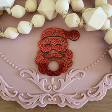 Load image into Gallery viewer, Santa Head Tumbler Topper