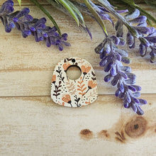 Load image into Gallery viewer, Patterned Wood Wide Rounded Cutout Tombstone Drop