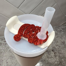 Load image into Gallery viewer, Santa Head Tumbler Topper