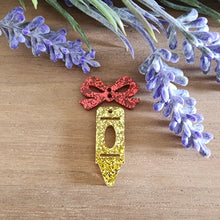 Load image into Gallery viewer, Crayon & Bow Acrylic 2 Piece Drops