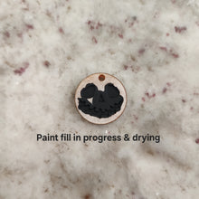 Load image into Gallery viewer, Halloween Jack o' Lantern #7 Acrylic Drop