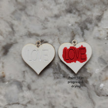 Load image into Gallery viewer, Valentine's Day Acrylic Conversation Heart Drops