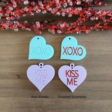 Load image into Gallery viewer, Valentine's Day Acrylic Conversation Heart Drops