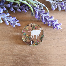 Load image into Gallery viewer, Goats & Flowers Patterned Acrylic Drops