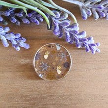 Load image into Gallery viewer, Angels & Snowflakes Patterned Acrylic Drops