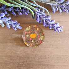 Load image into Gallery viewer, Fall Pumpkins Patterned Acrylic Drops