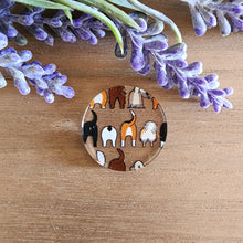 Load image into Gallery viewer, Dog Butts Patterned Acrylic Drops