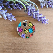 Load image into Gallery viewer, D & D Dice Patterned Acrylic Drops
