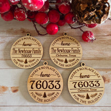Load image into Gallery viewer, Christmas Zip Code Ornaments