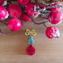 Load image into Gallery viewer, Christmas Acrylic Triple Delicate Bow, Tree, & Ornament Drops