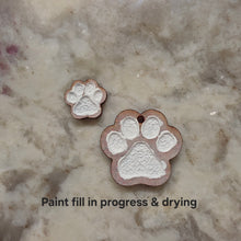 Load image into Gallery viewer, Paw Print Acrylic Stud & Drop