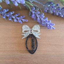 Load image into Gallery viewer, School Spirit Large Bow & Cutout Football Acrylic 2 Piece Drop