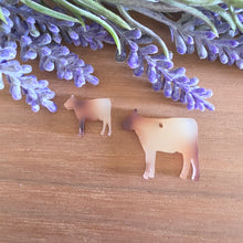 Load image into Gallery viewer, Cow Silhouette Acrylic Stud & Drop
