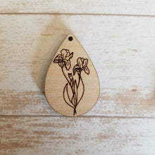 Load image into Gallery viewer, Birth Month Flower Teardrops