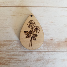 Load image into Gallery viewer, Birth Month Flower Teardrops