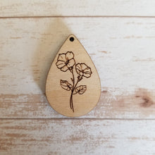 Load image into Gallery viewer, Birth Month Flower Teardrops