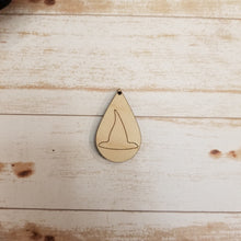 Load image into Gallery viewer, Halloween Witch Hats and Cauldron Earrings