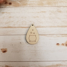 Load image into Gallery viewer, Halloween Witch Hats and Cauldron Earrings