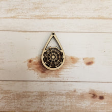Load image into Gallery viewer, Halloween Spider Web Earrings