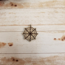 Load image into Gallery viewer, Halloween Spider Web Earrings