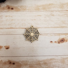 Load image into Gallery viewer, Halloween Spider Web Earrings