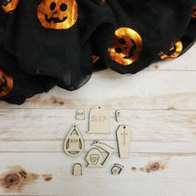 Load image into Gallery viewer, Halloween Graveyard Earrings