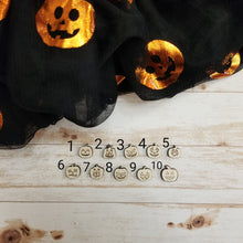 Load image into Gallery viewer, Halloween Jack-o'-Lantern Studs