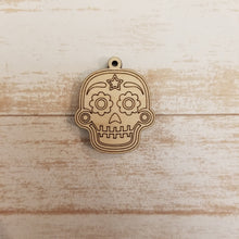 Load image into Gallery viewer, Sugar Skull Earrings