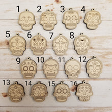 Load image into Gallery viewer, Sugar Skull Earrings