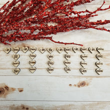 Load image into Gallery viewer, Valentine's Day Affirmation Stud Sets