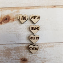 Load image into Gallery viewer, Valentine's Day Affirmation Stud Sets