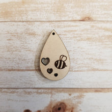 Load image into Gallery viewer, Valentine's Day Bee Teardrops