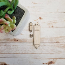 Load image into Gallery viewer, Pencil Earrings/Keychains/Magnets