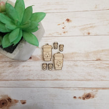 Load image into Gallery viewer, St Patrick's Day Coffee Cup Earrings
