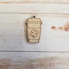 Load image into Gallery viewer, St Patrick's Day Coffee Cup Earrings