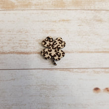 Load image into Gallery viewer, St Patrick's Day Leopard Clovers